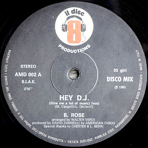 B. Rose - Hey DJ