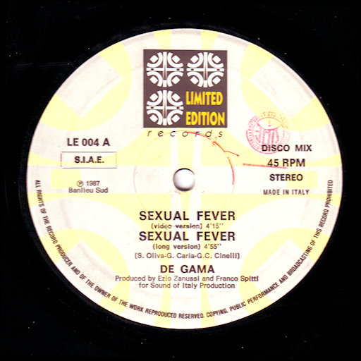 De Gama - Sexual Fever