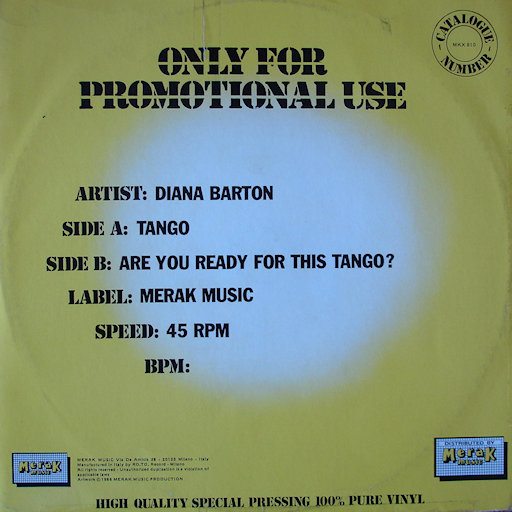 Diana Barton - Tango