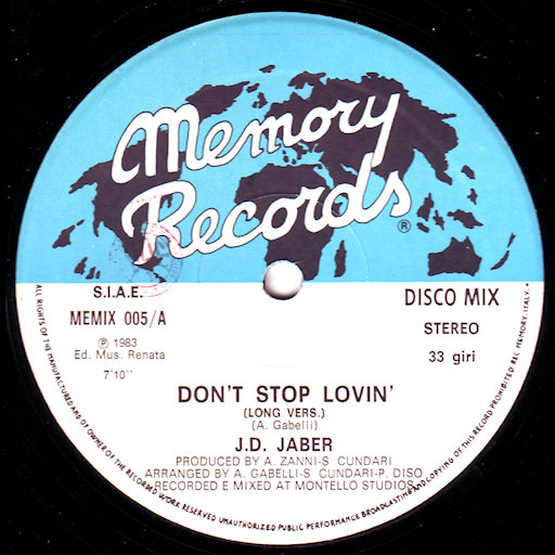 J.D. Jaber - Don't Stop Lovin'