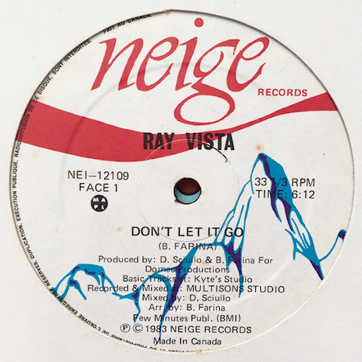 Ray Vista - Don't Let It Go