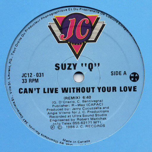 Suzy - Can't Live Without You